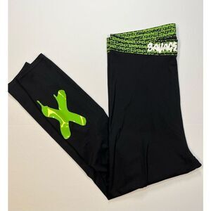 Savage X Fenty by Rihanna Forever Savage Legging Black Neon Green Detail XL 1X